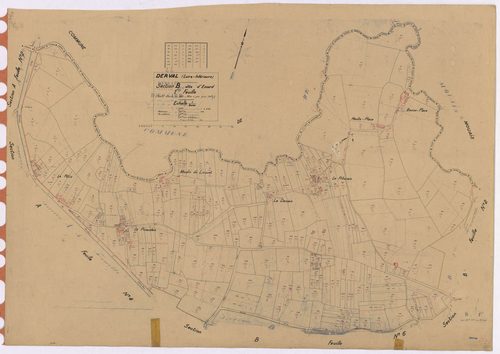 Derval - Section B1 Essard (section d') ; 1-288