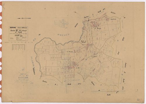 Derval - Section B2 Essard (section d') ; 289-456