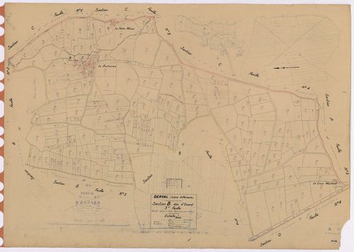 Derval - Section B3 Essard (section d') ; 457-696