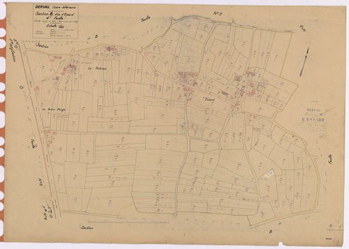 Derval - Section B4 Essard (section d') ; 697-896