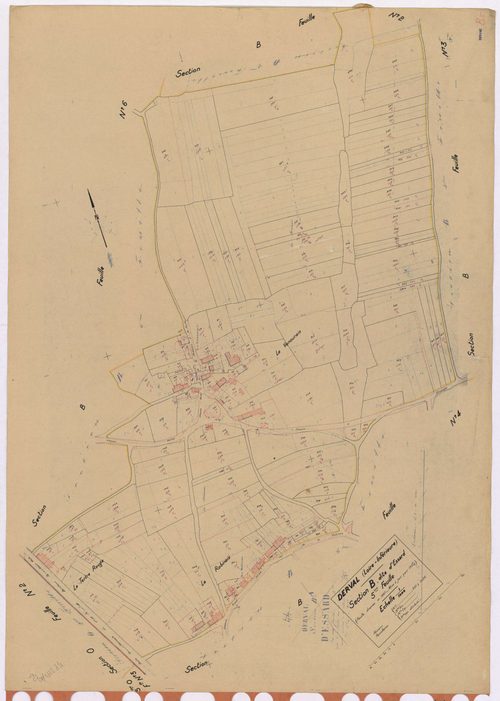 Derval - Section B5 Essard (section d') ; 897-1026