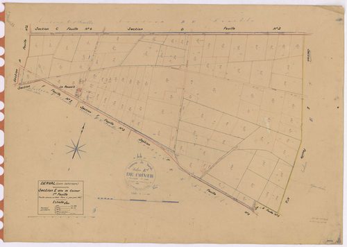 Derval - Section E1 Coimur (section de) ; 1-105
