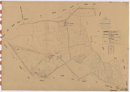 Derval - Section F1 Garlais (section de) ; 1-118