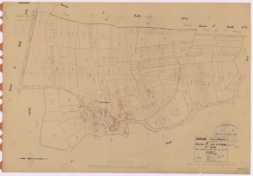 Derval - Section F2 Garlais (section de) ; 119-277