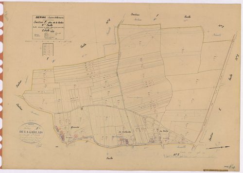 Derval - Section F4 Garlais (section de) ; 373-461