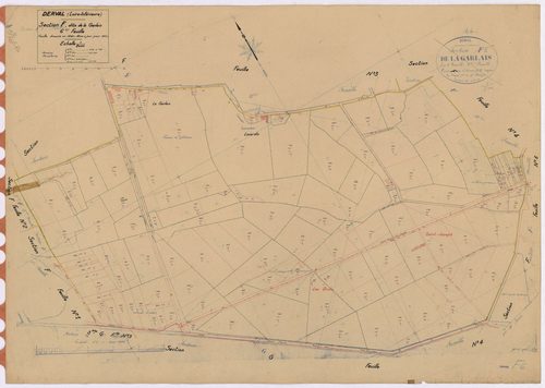 Derval - Section F6 Garlais (section de) ; 634-775
