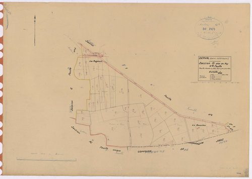 Derval - Section G4 Foy (section de) ; 299-343