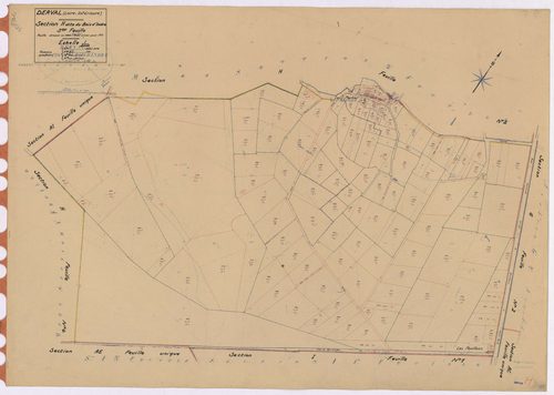 Derval - Section H3 Bois d'Indre (section du) ; 269-408