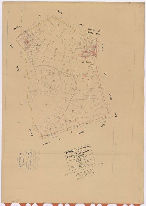 Derval - Section N4 Rohel (section de) ; 291-397