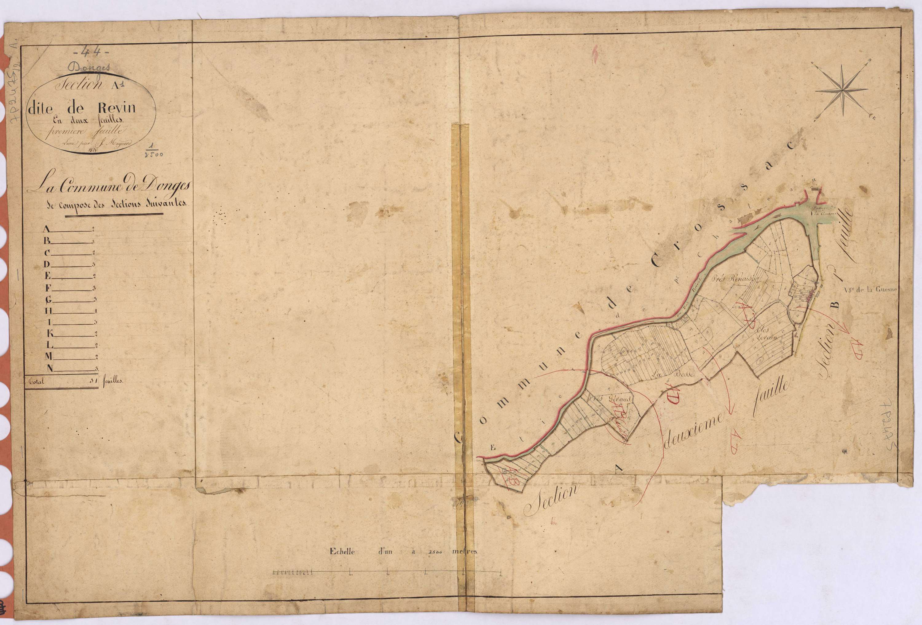 Donges - Section A1 Revin (section de)