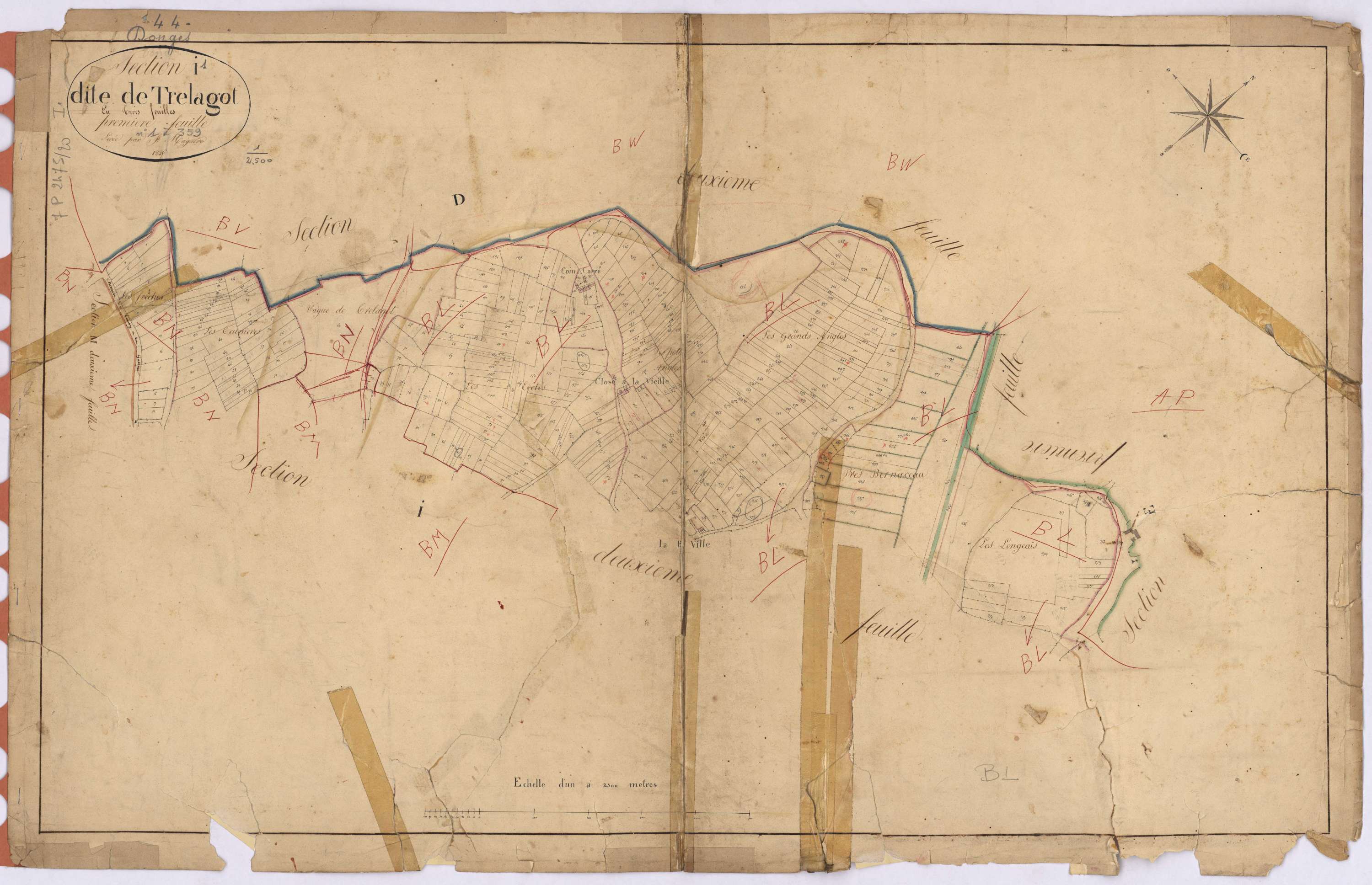 Donges - Section I1 Trélagot (section de)