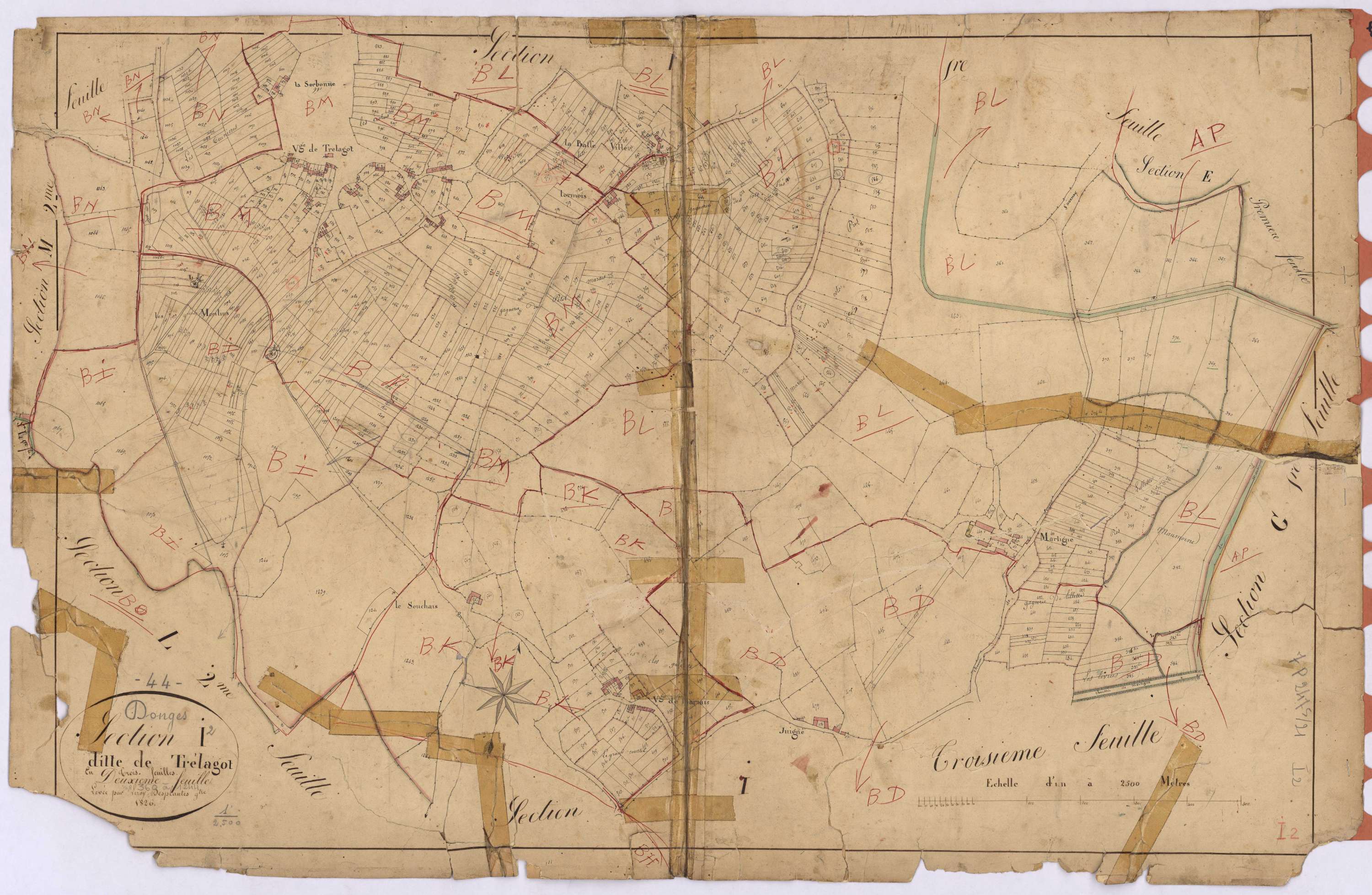 Donges - Section I2 Trélagot (section de)