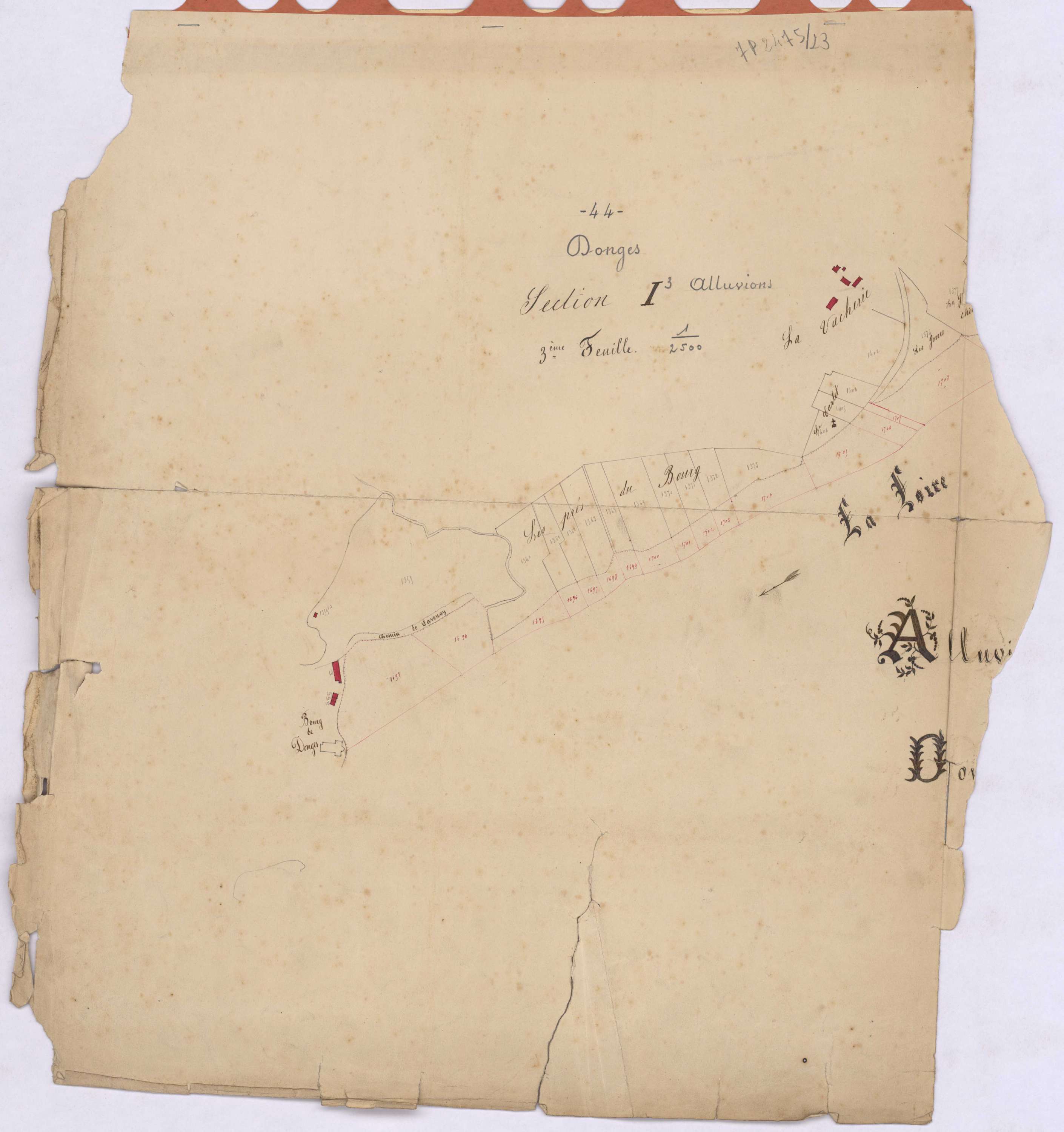 Donges - Section I3 Trélagot (section de) ; les alluvions