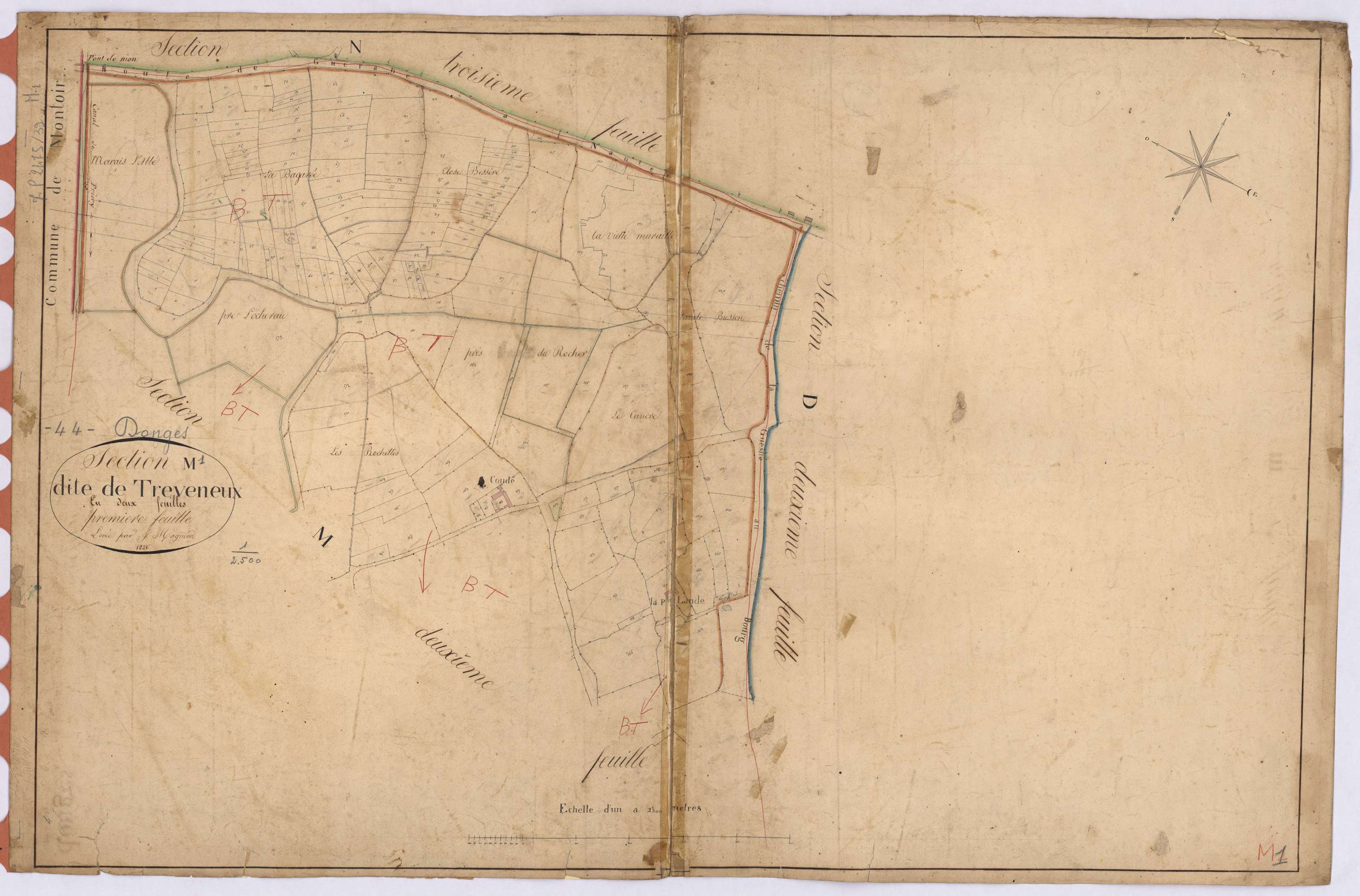 Donges - Section M1 Treveneux (section de)