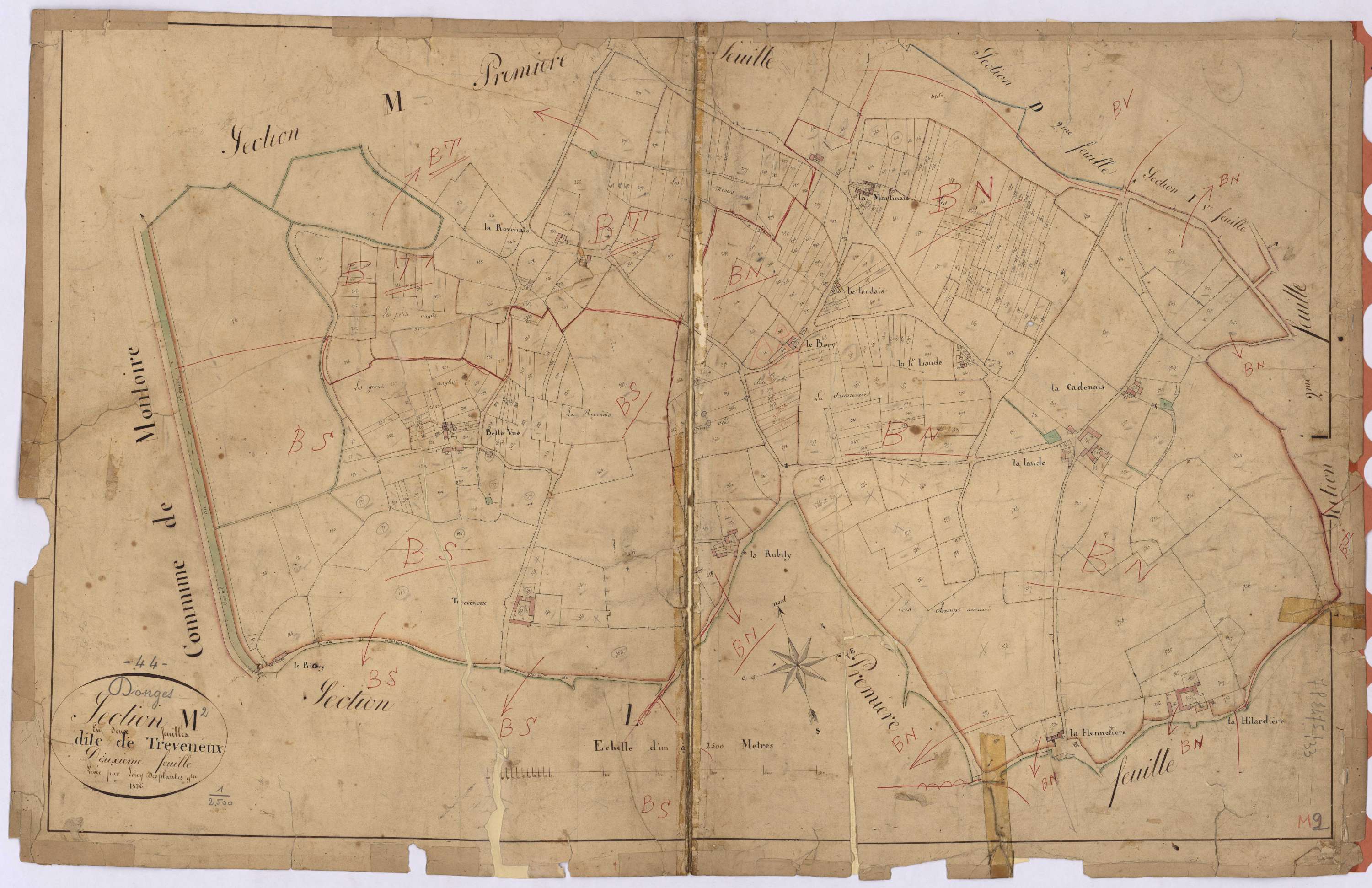 Donges - Section M2 Treveneux (section de)