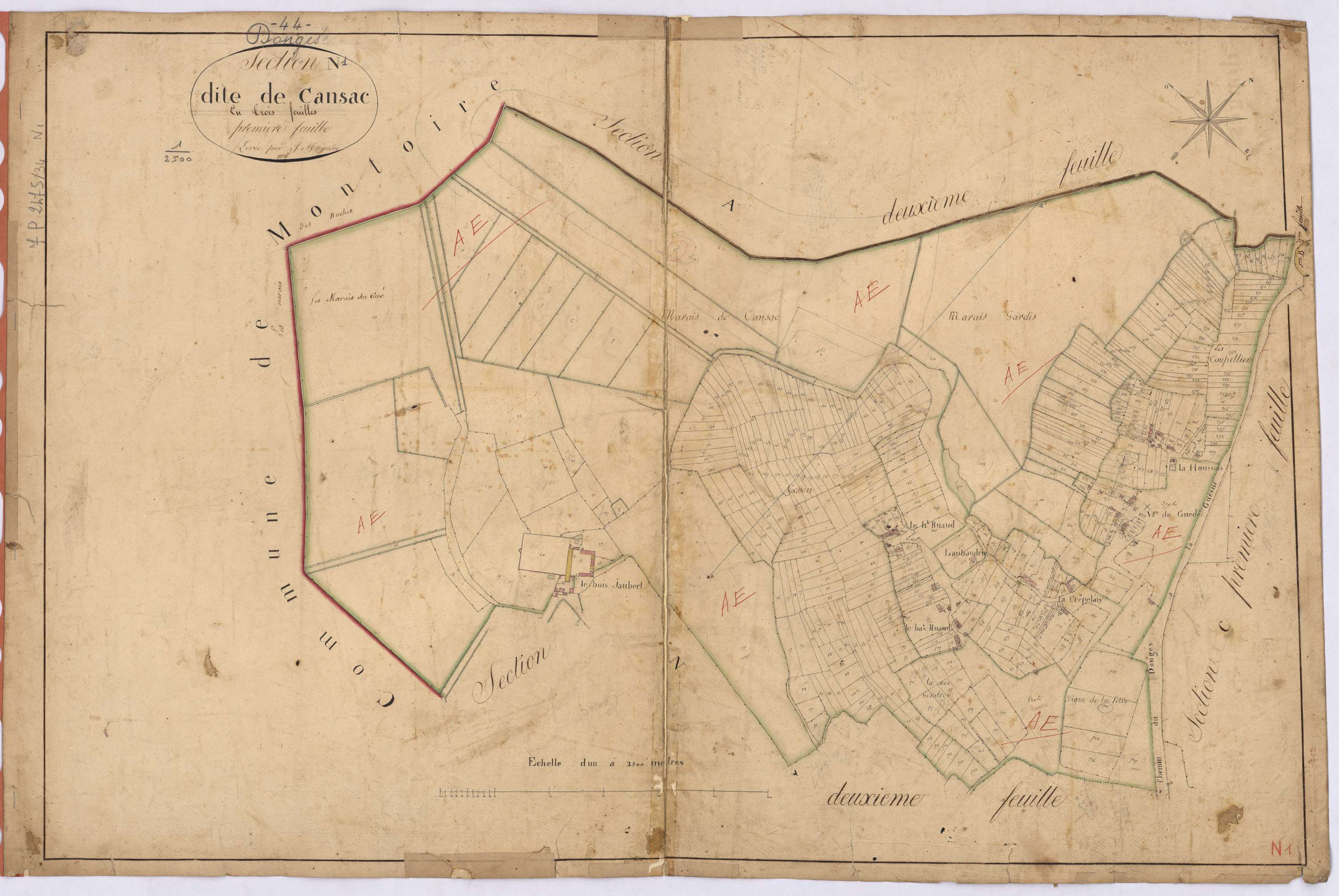 Donges - Section N1 Cansac (section de)