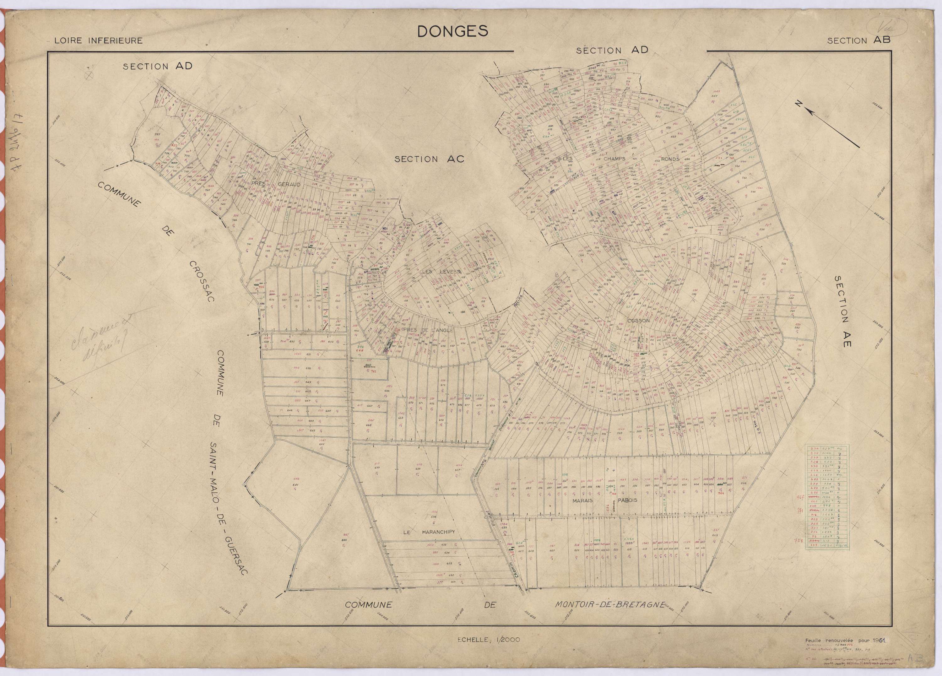 Donges - Section AB 1-772