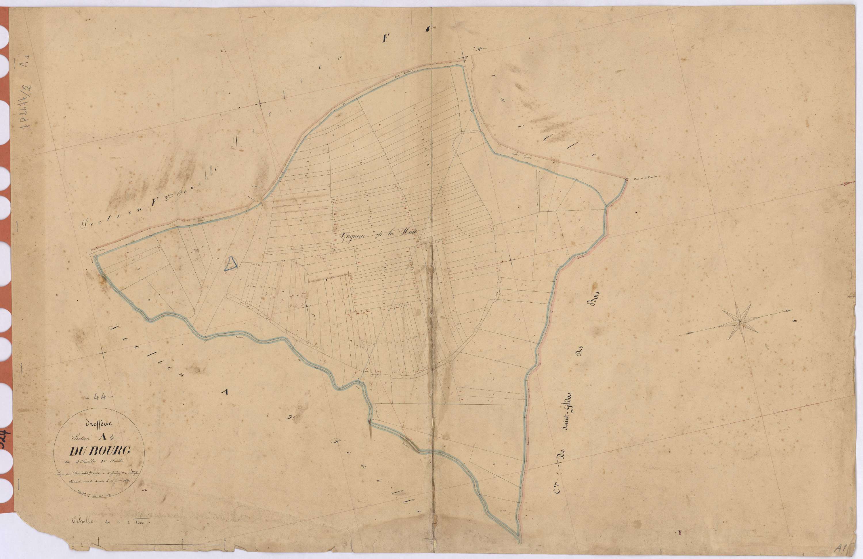 Drefféac - Section A1 Bourg (section du) ; 1-159
