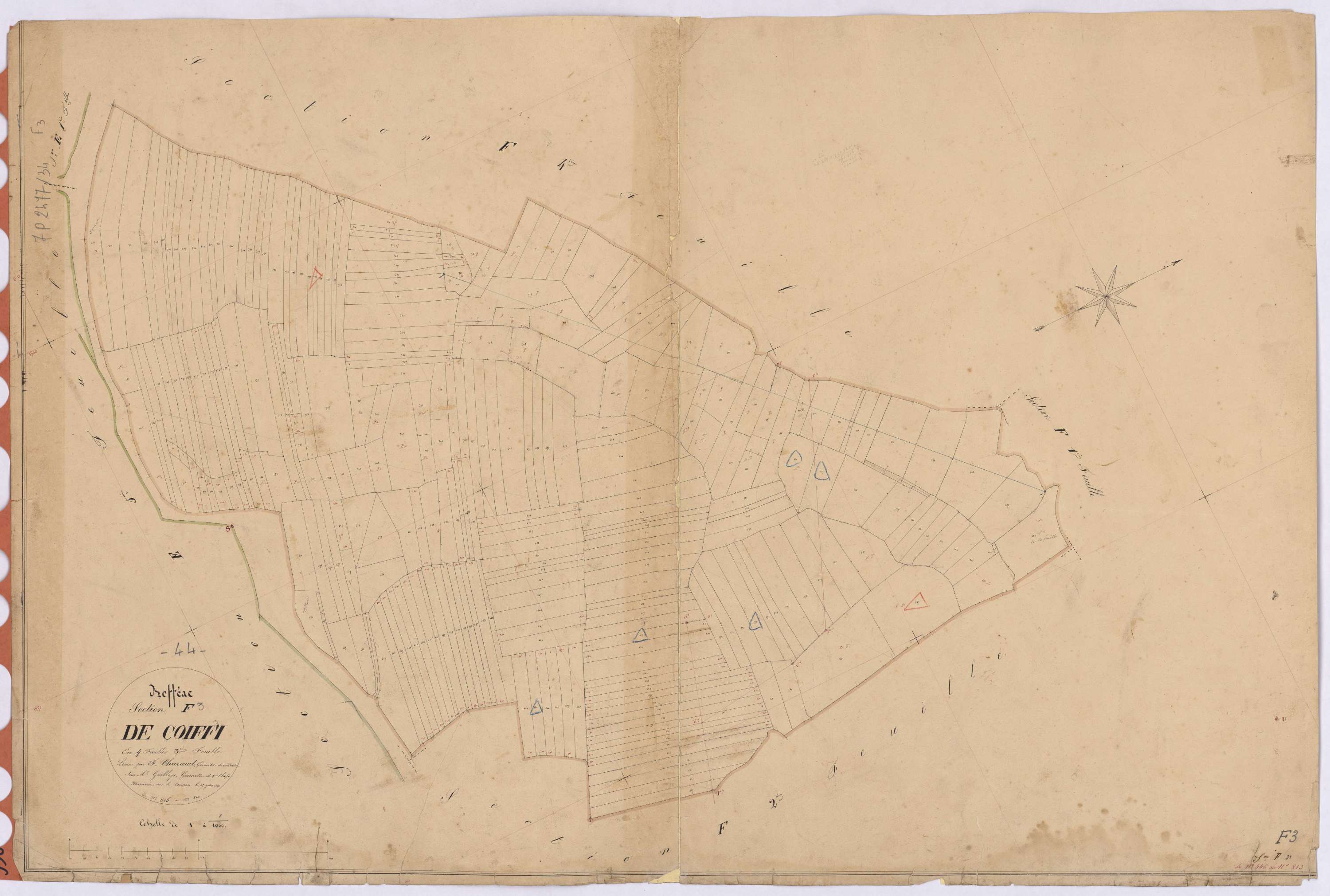 Drefféac - Section F3 Coiffi (section de) ; 546-813