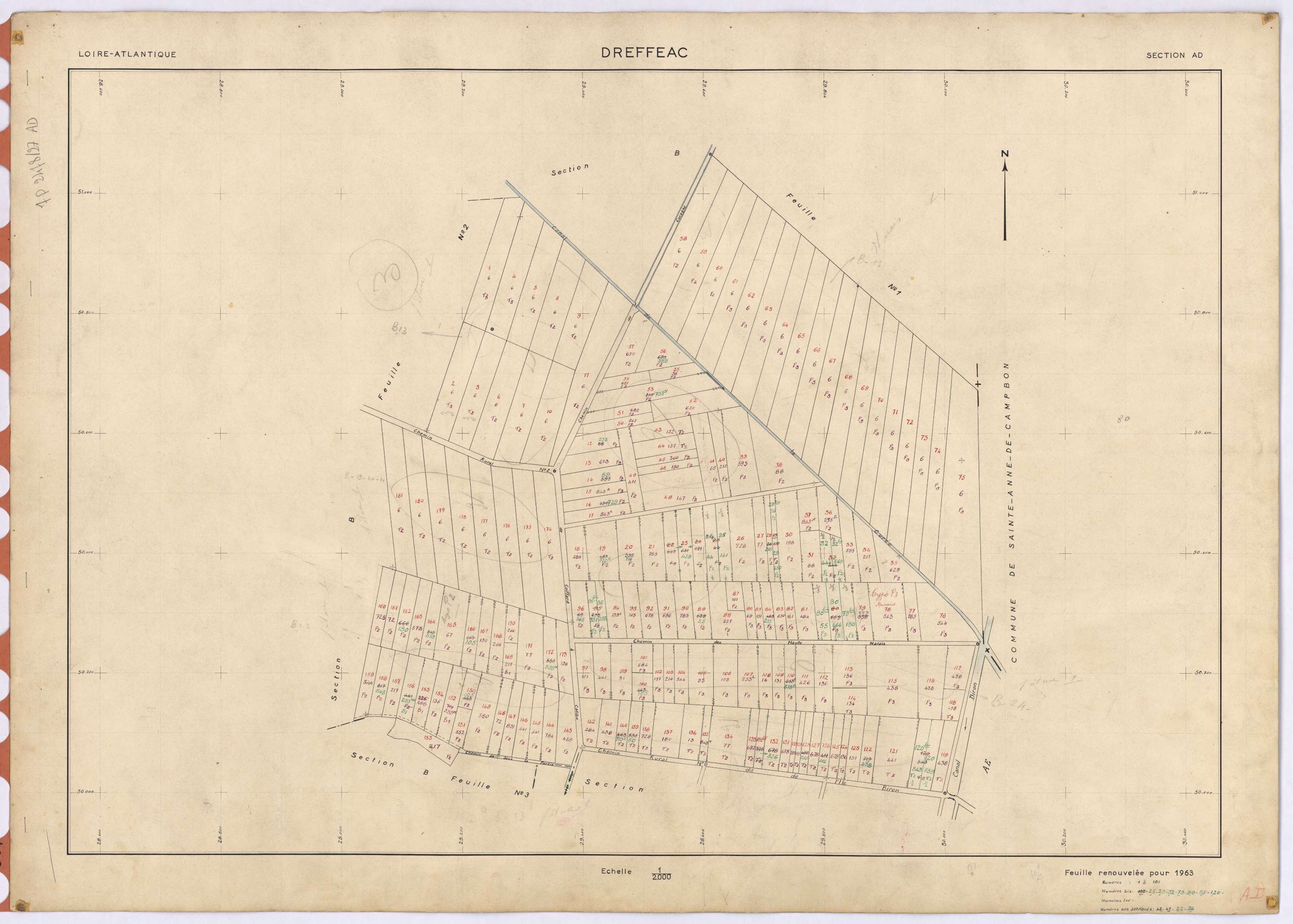 Drefféac - Section AD 1-181