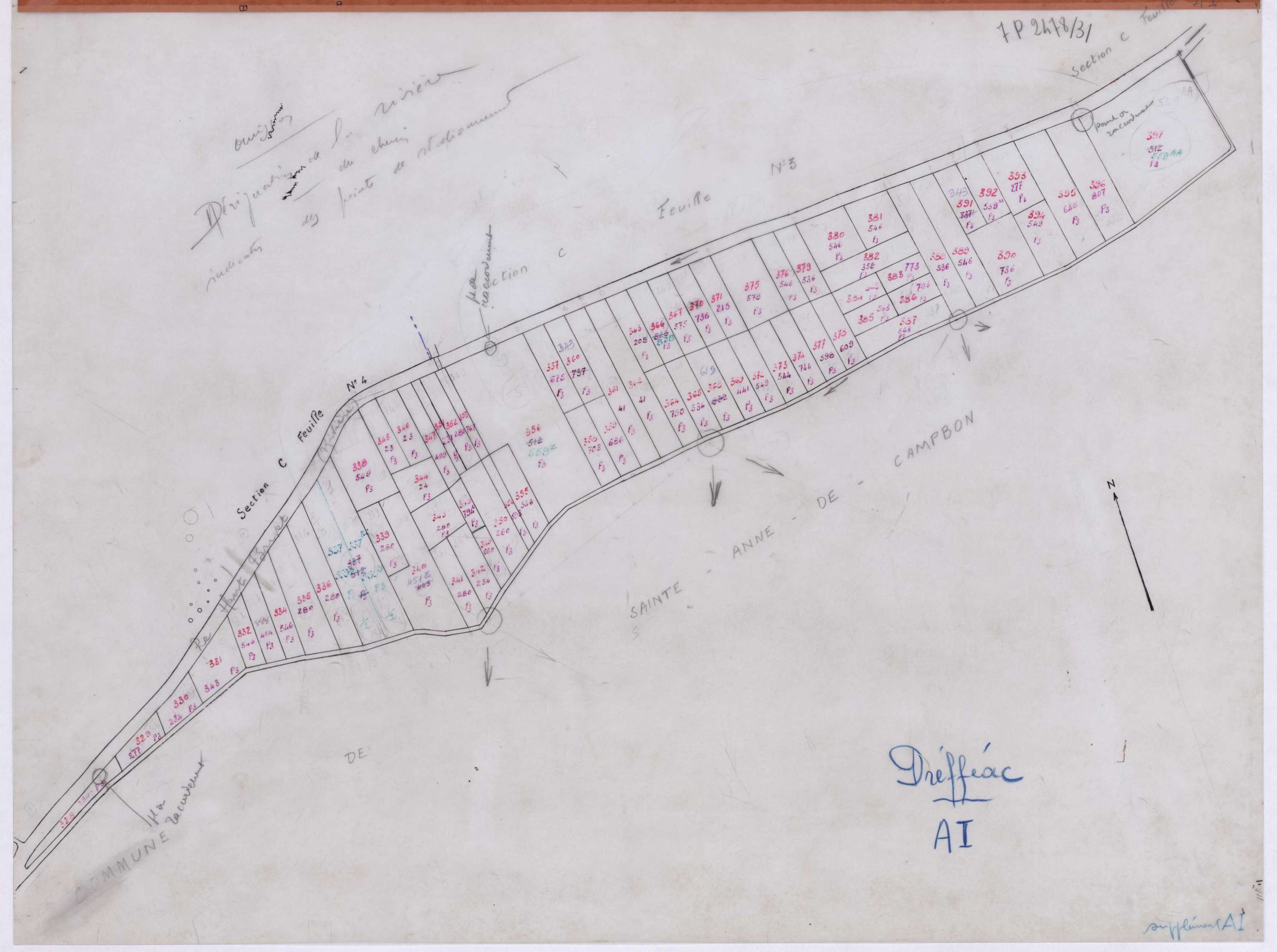 Drefféac - Section AI 328-397