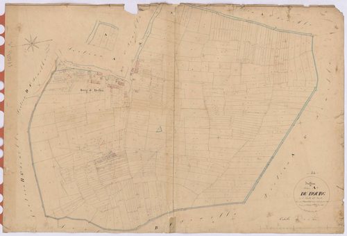 Drefféac - Section A4 Bourg (section du) ; 348-755
