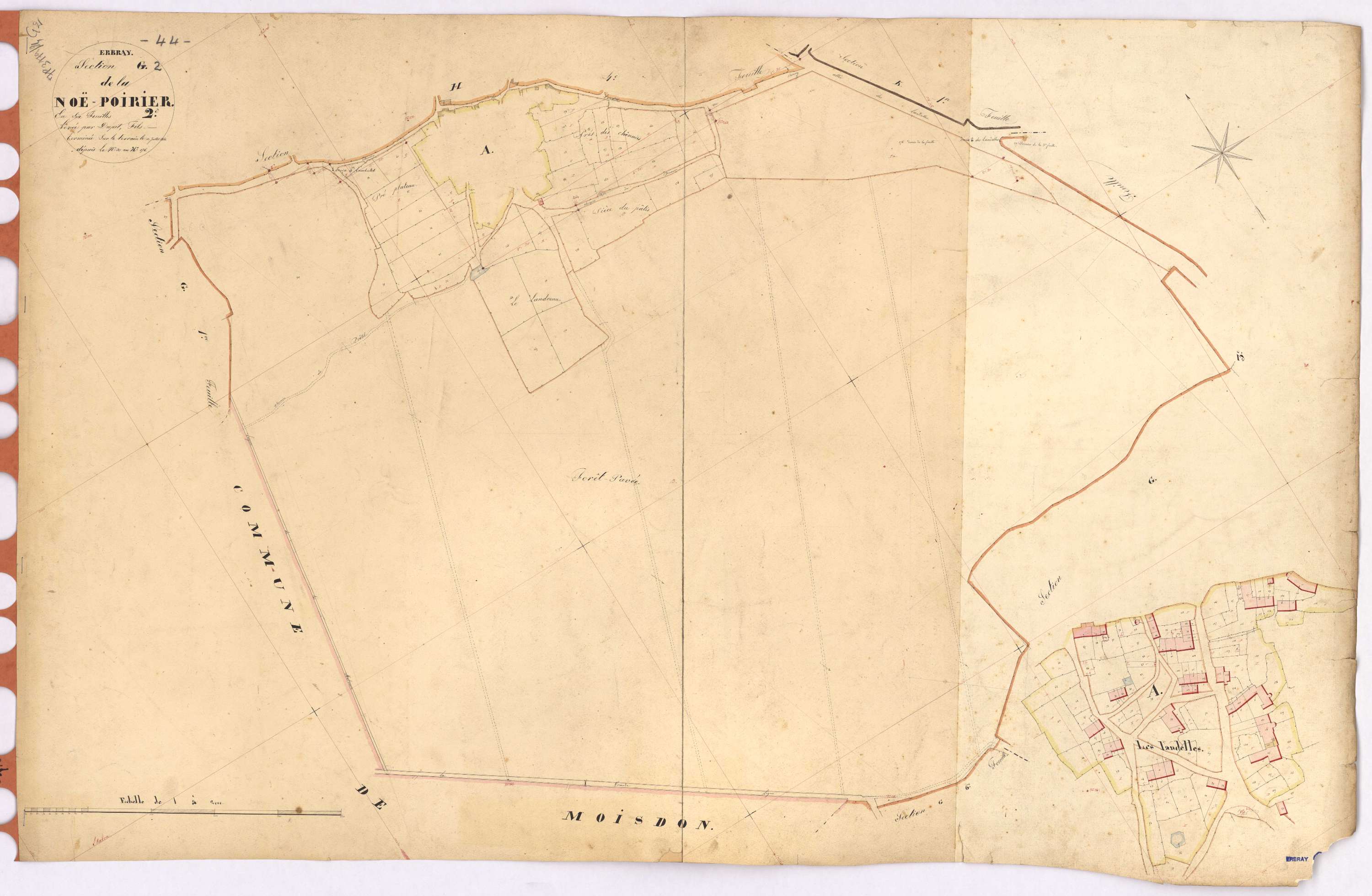 Erbray - Section G2 Noë Poirier (section de La) ; 30-176
