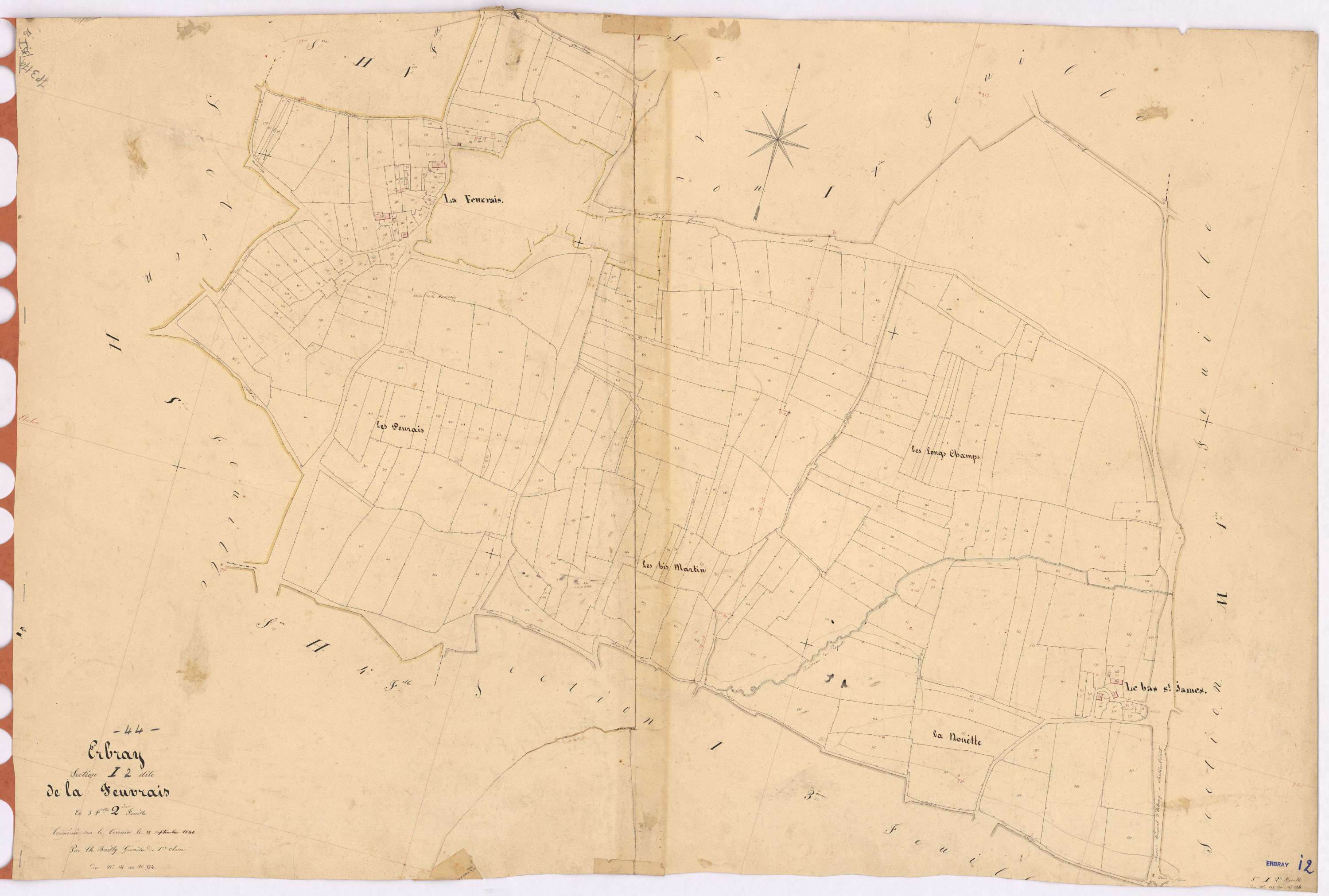 Erbray - Section I2 Feuvrais (section de La) ; 145-584