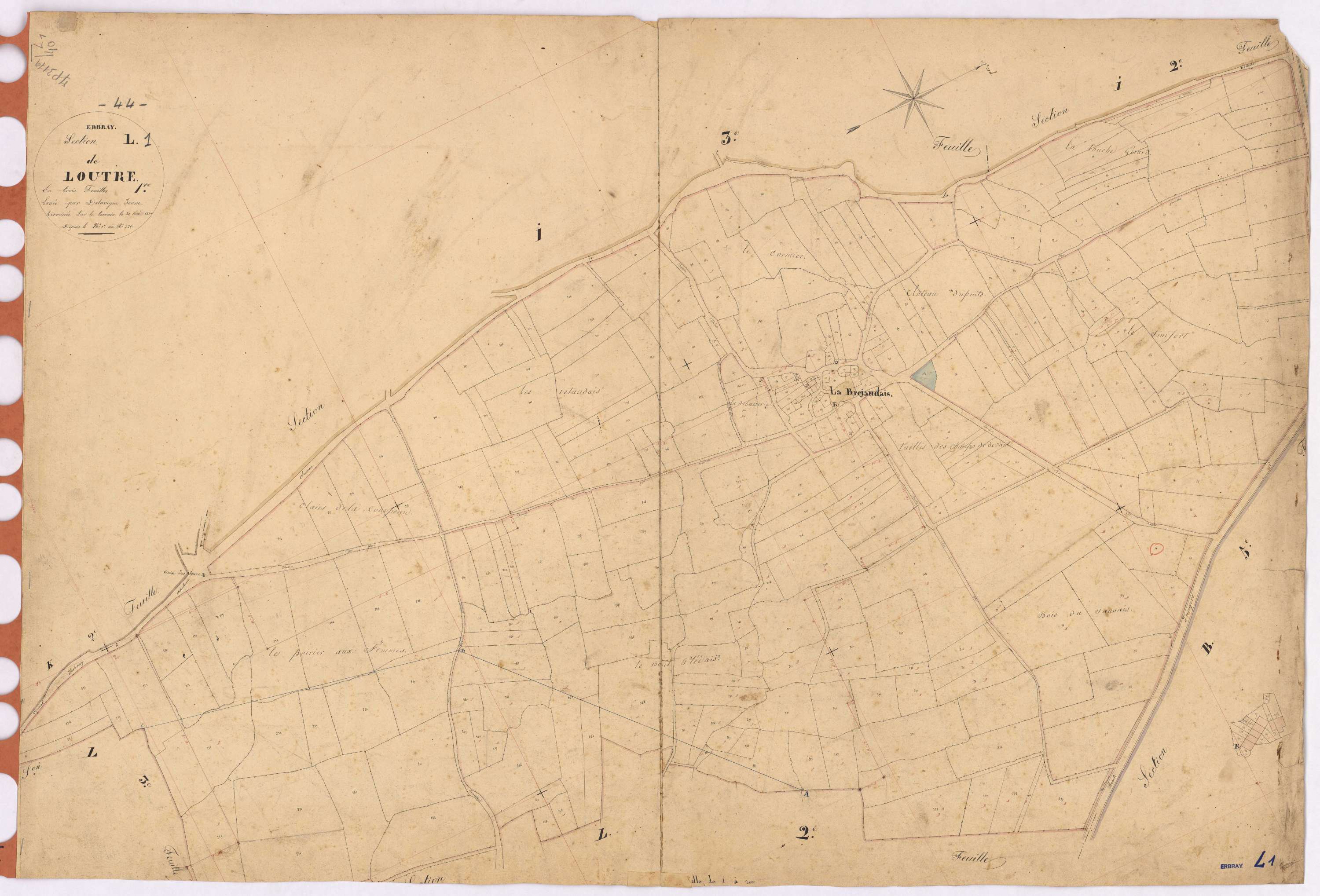 Erbray - Section L1 Loutre (section de) ; 1-328