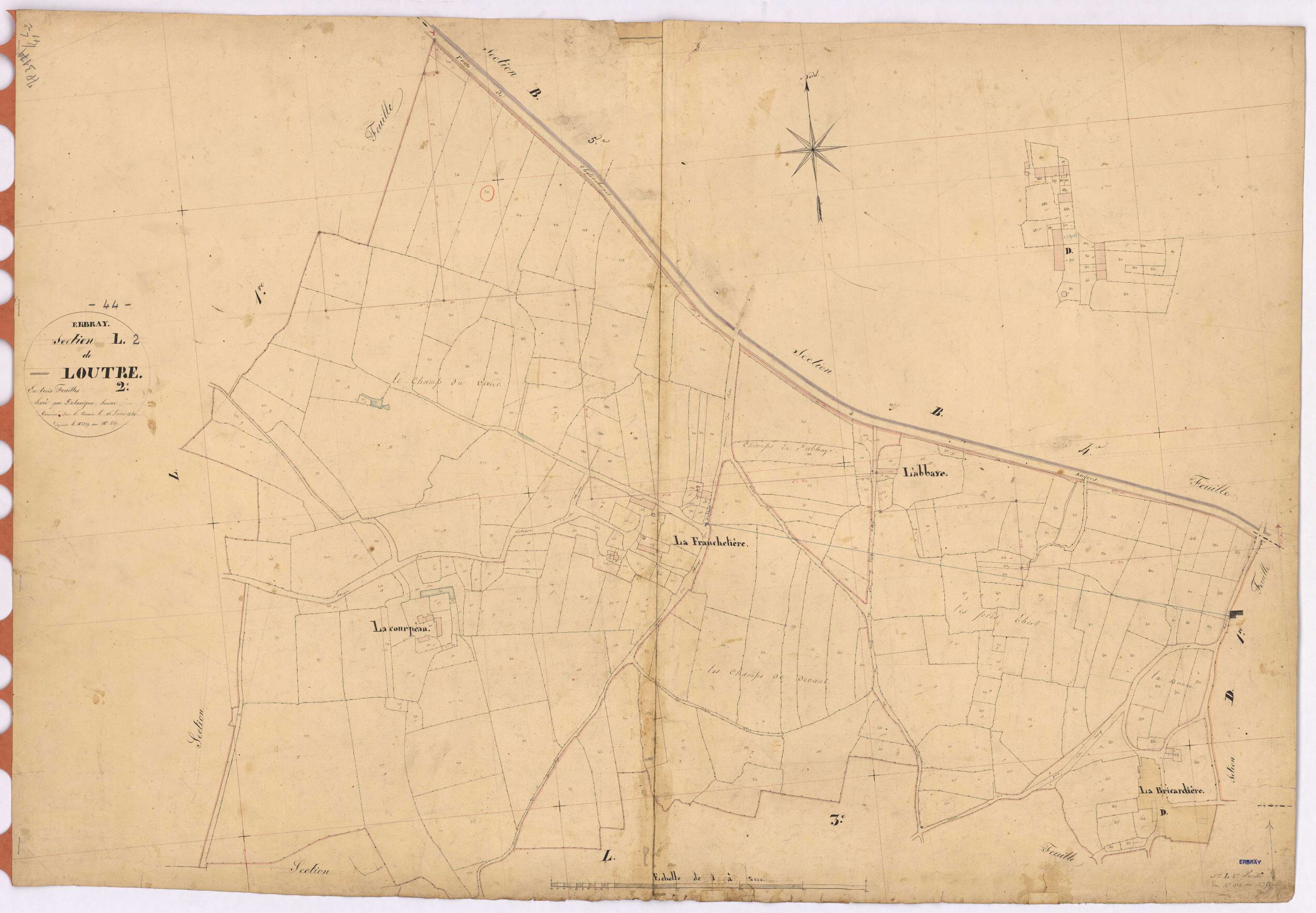 Erbray - Section L2 Loutre (section de) ; 329-567