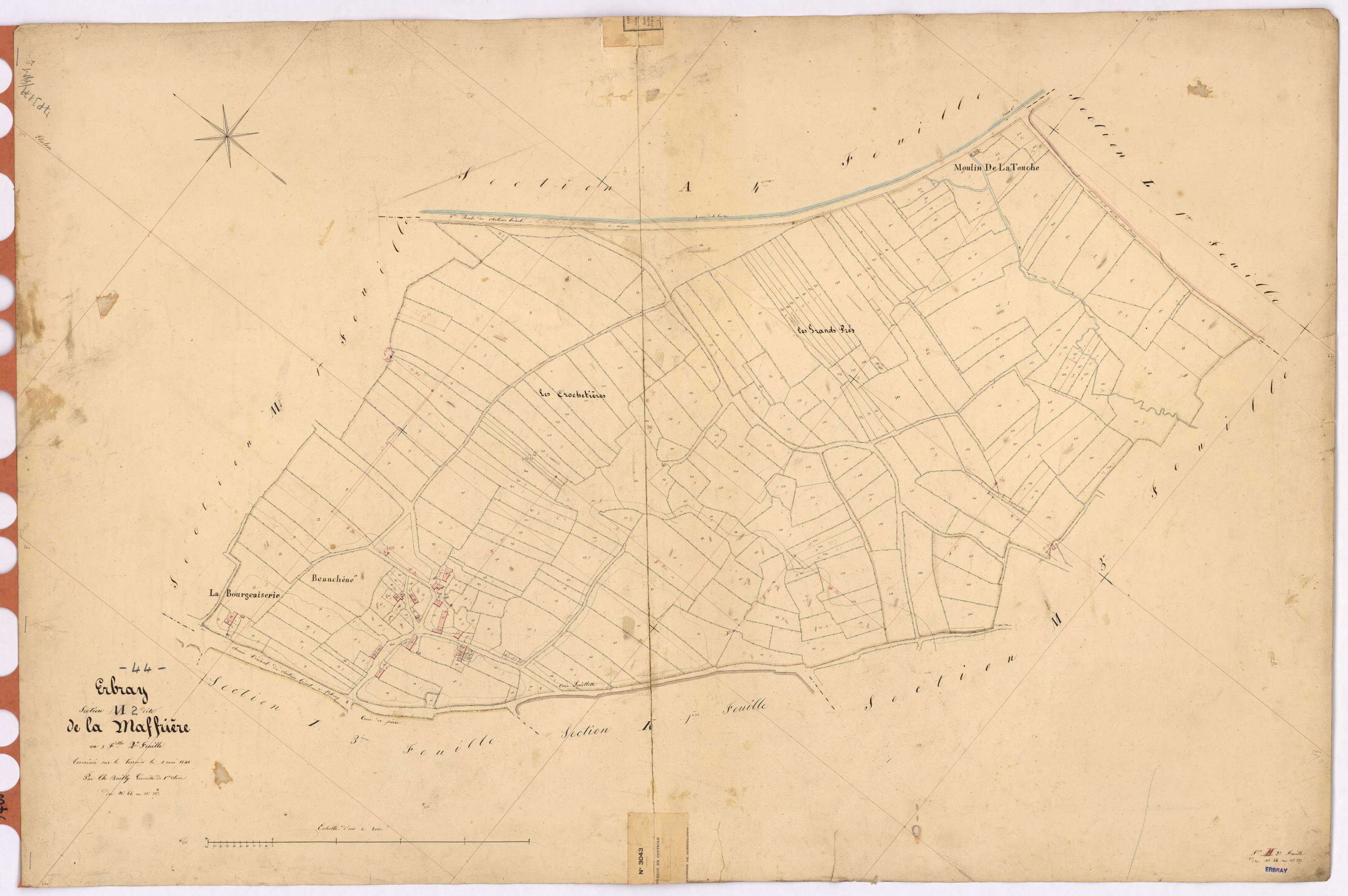 Erbray - Section M2 Maffrière (section de La) ; 66-337
