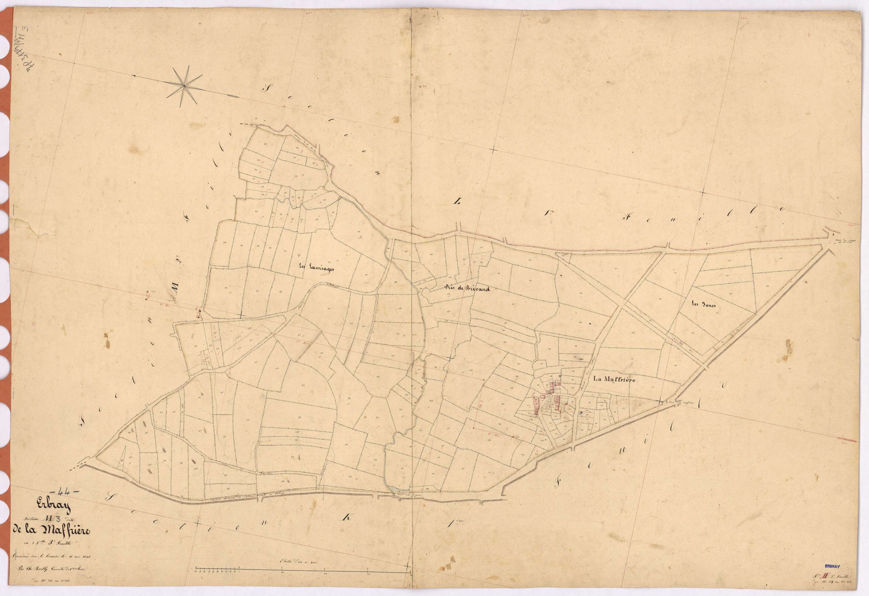 Erbray - Section M3 Maffrière (section de La) ; 66-338