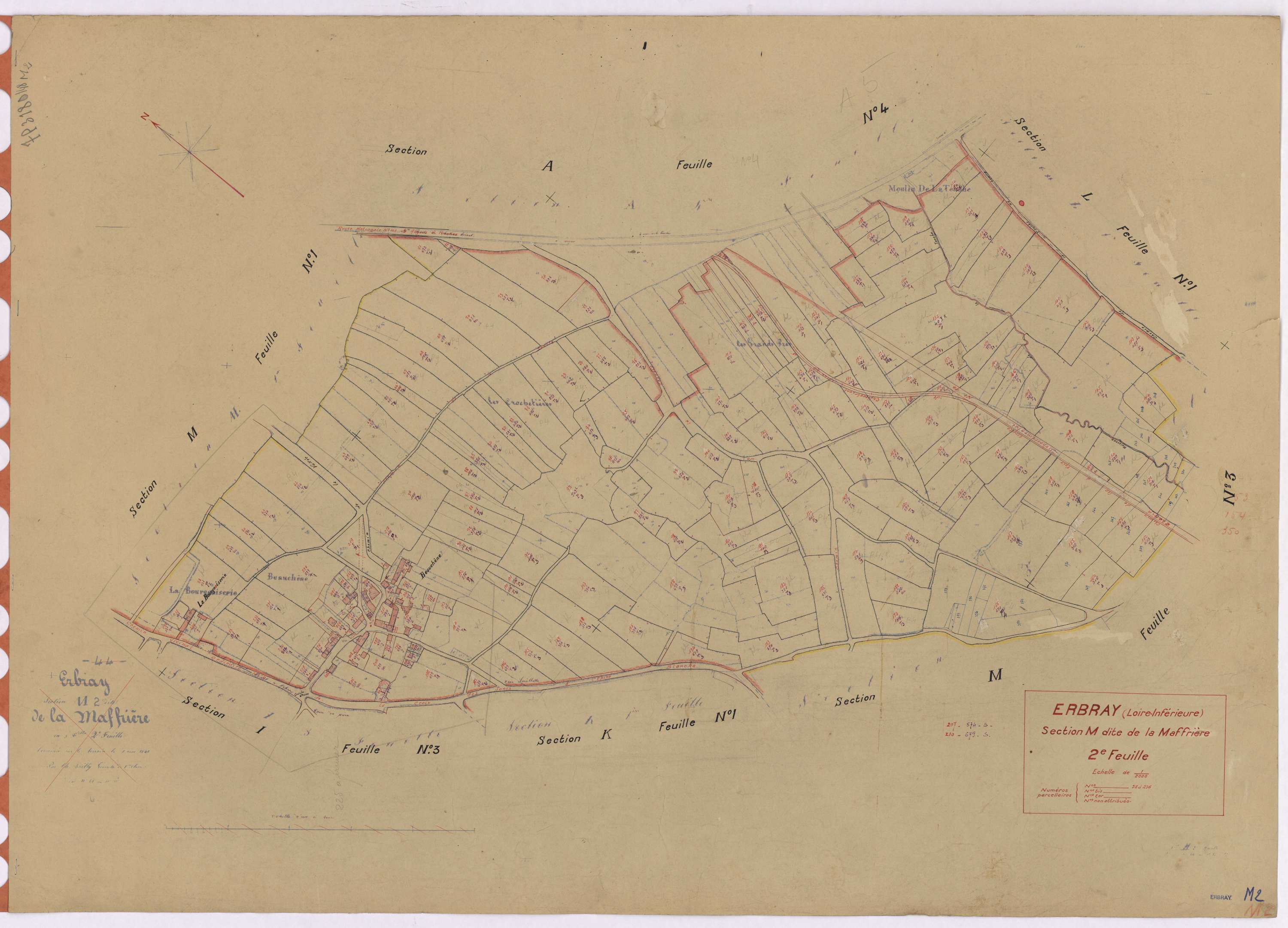 Erbray - Section M2 Maffrière (section de La) ; 58-236