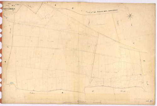 Erbray - Section B3 Métairies (section des) ; 97-199
