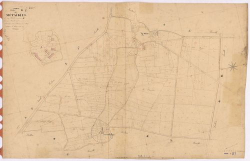 Erbray - Section B5 Métairies (section des) ; 468-741