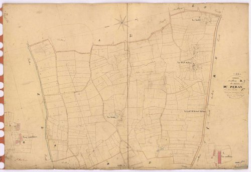 Erbray - Section D1 Peray (section du) ; 1-382