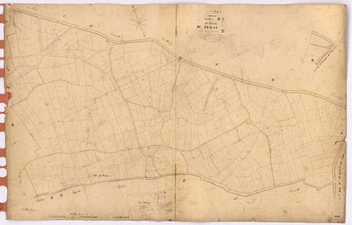 Erbray - Section D2 Peray (section du) ; 383-709