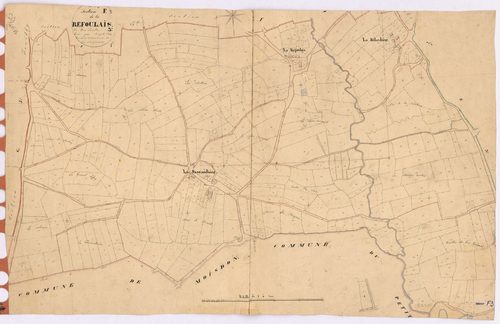 Erbray - Section F3 Refoulais (section de La) ; 451-834