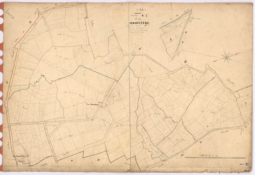 Erbray - Section K1 Morivière (section de La) ; 1-261