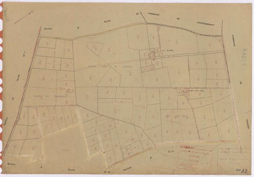 Erbray - Section A2 Touche (section de La) ; 40-144