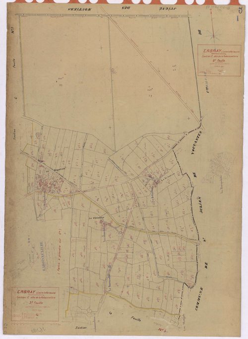 Erbray - Section C2 C3 Raboisnelière (section de La) ; 59-175 ; 176-310