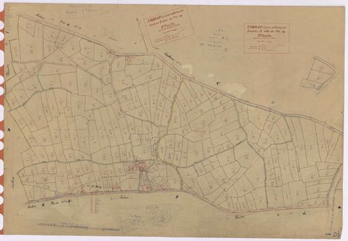 Erbray - Section D2 D3 Perray (section du) ; 271-435 ; 436-521