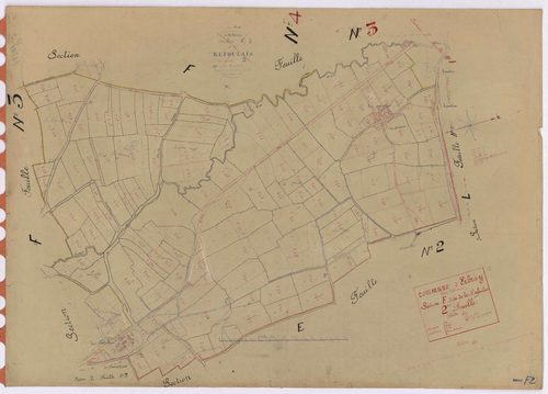 Erbray - Section F2 Refoulais (section de La) ; 194-357
