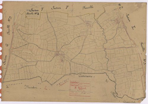 Erbray - Section F3 Refoulais (section de La) ; 358-619