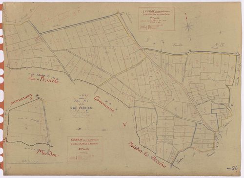Erbray - Section G6 G7 Noë Poirier (section de La) ; 666-767 ; 768-852