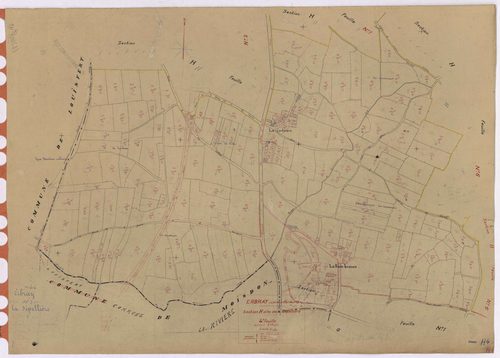 Erbray - Section H4 Sepellière (section de La) ; 257-423