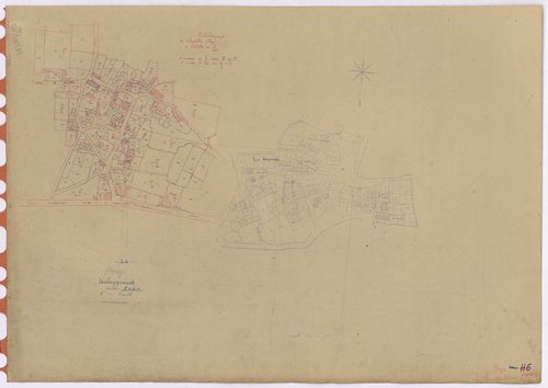 Erbray - Section H5 Sepellière (section de La) ; 424-560 ; développement du village des Landelles