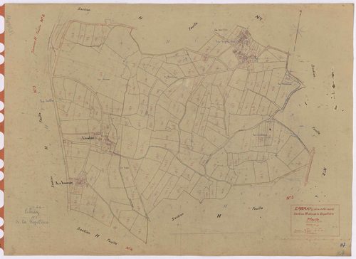 Erbray - Section H7 Sepellière (section de La) ; 697-900