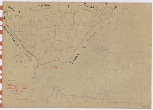 Erbray - Section L3 Boulais (section de La) ; 336-395