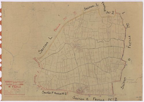 Erbray - Section L4 Boulais (section de La) ; 396-604